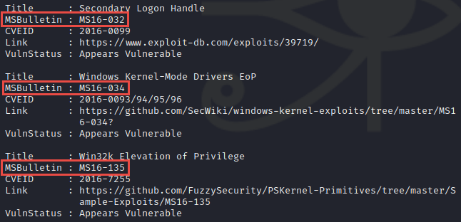 Sherlock Output Sherlock Output